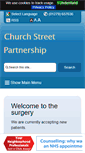 Mobile Screenshot of churchstsurgery.co.uk